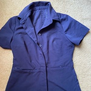 RARE peplum Figs scrub top!